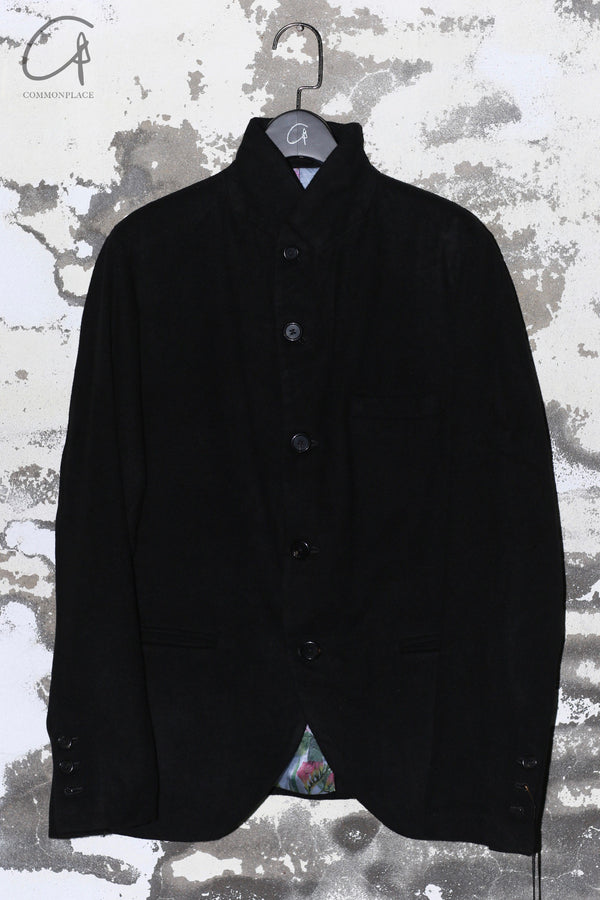 GEOFFREY B.SMALL Flagship Alaxan wool cashmere jacket Silk lining Unisex GBS-NNJ05pecial1-HEI NNJ05 Black/Floral